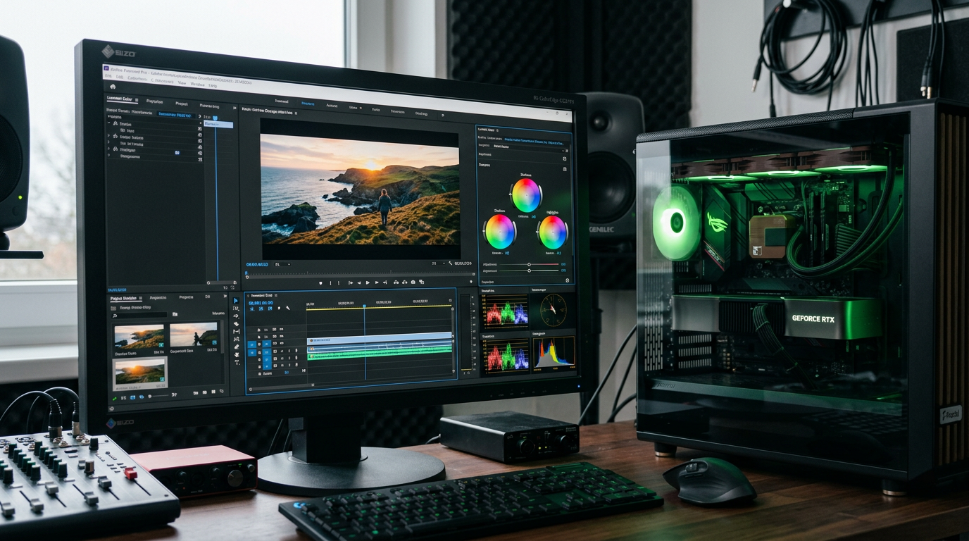 Adobe Premiere Pro 32-bit color grading