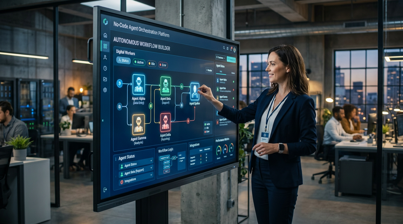 trabalhadores digitais industriais