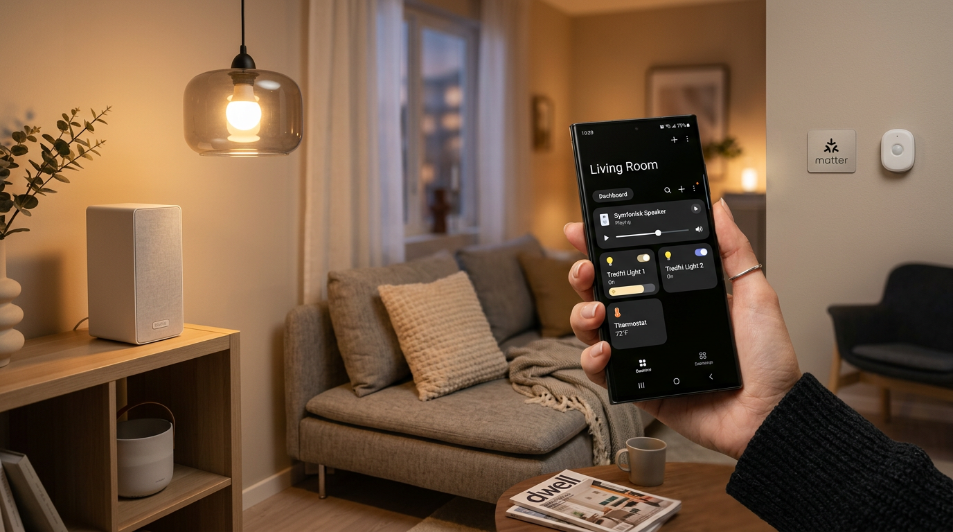 dispositivos de casa inteligente IKEA Matter