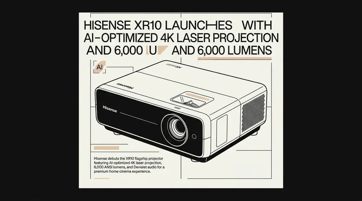 projeção a laser 4K otimizada por IA
