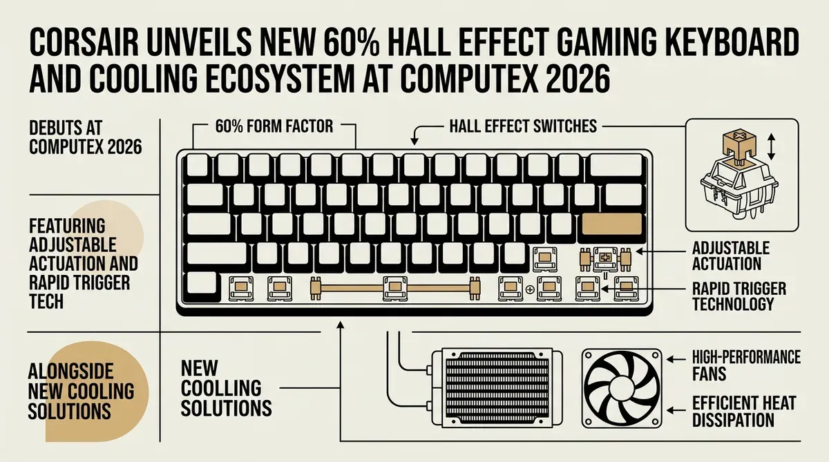 Hall Effect gaming keyboard