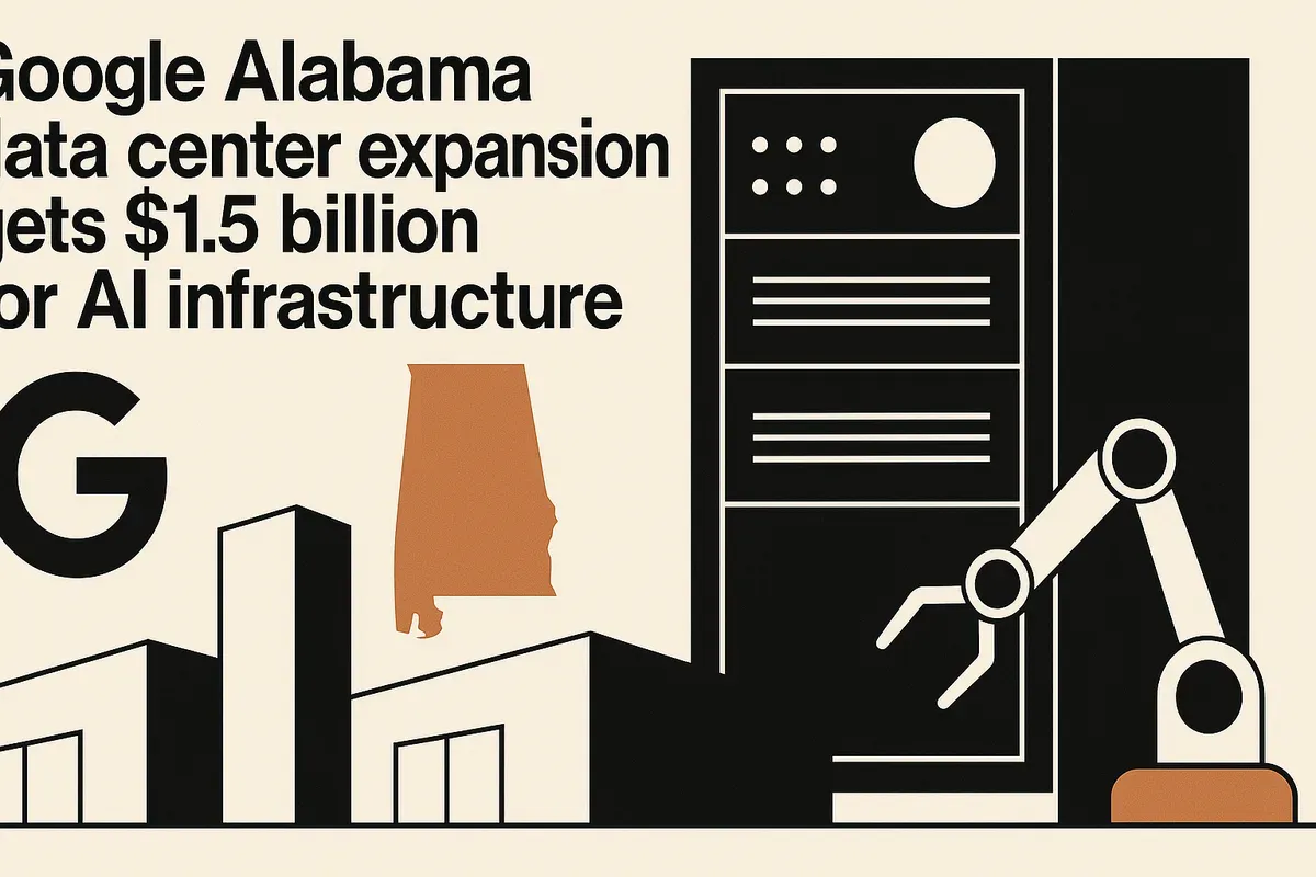 Ausbau des Google-Datenzentrums in Alabama