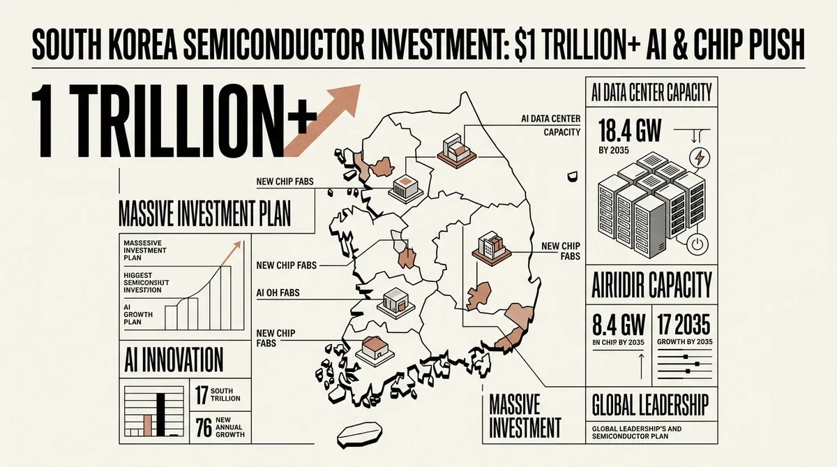 inversión en semiconductores de Corea del Sur