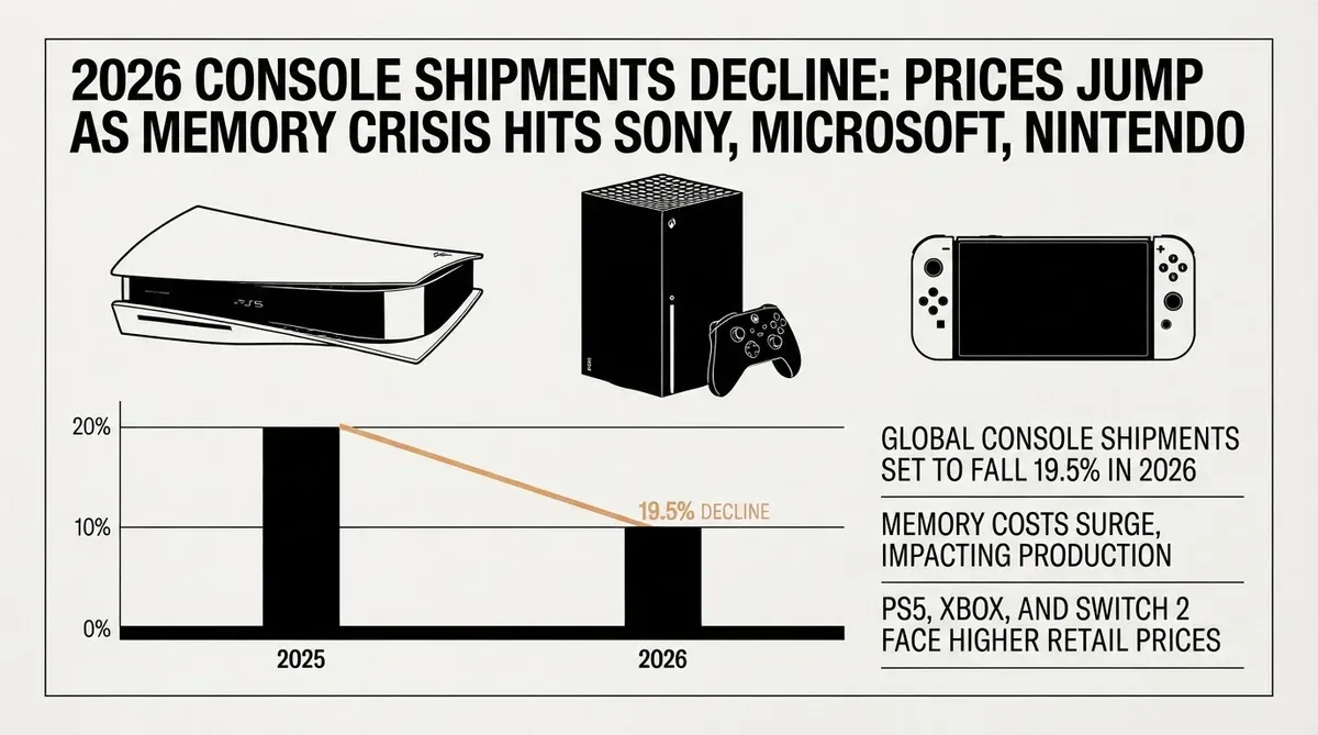 2026 console shipments decline