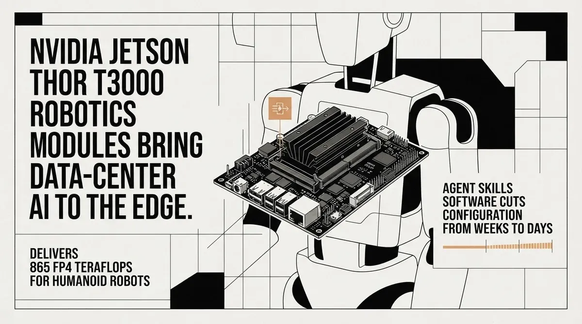 robotique Jetson Thor T3000