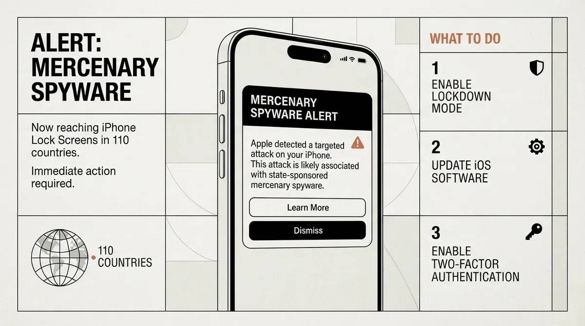 Apple mercenary spyware alerts