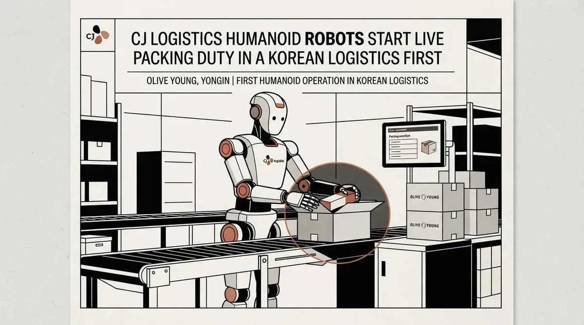 CJ Logistics humanoid robots