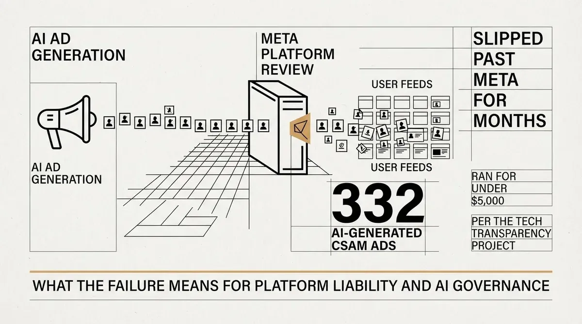 AI-generated CSAM ads