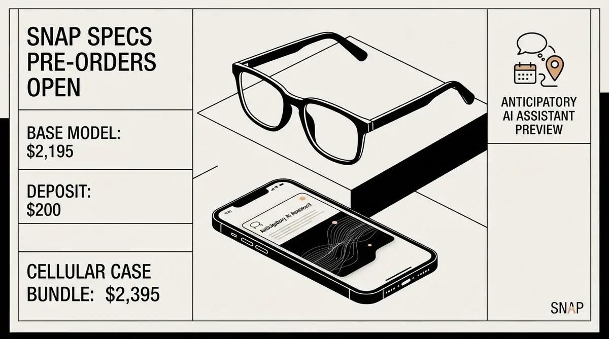 Snap Specs pre-orders