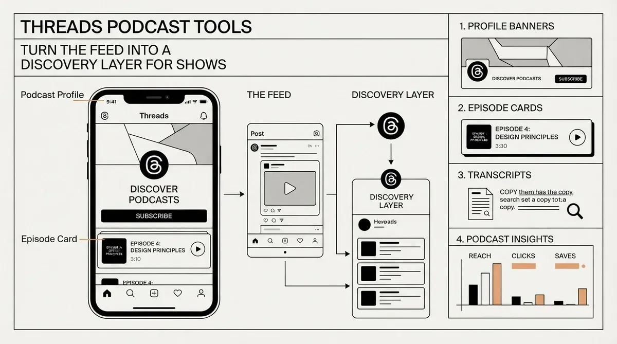 Threads podcast tools