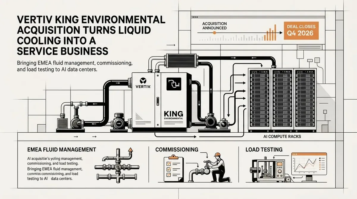 Vertiv King Environmental acquisition