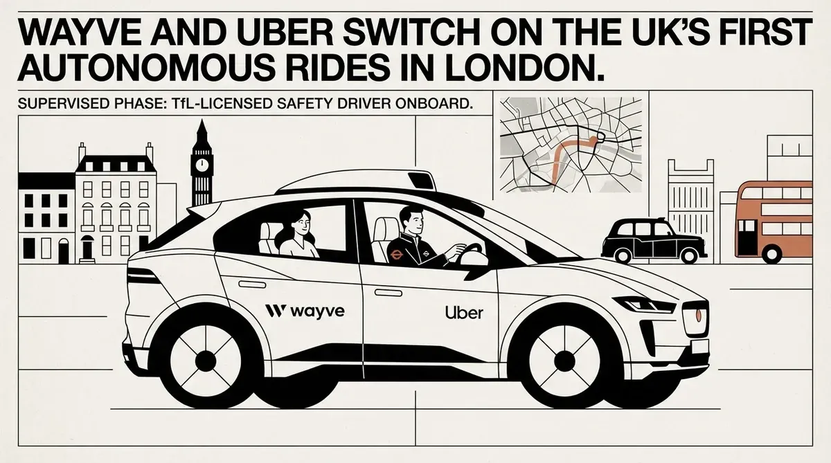 UK's first autonomous rides