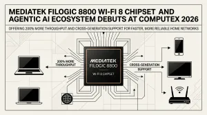 chipset MediaTek Filogic 8800 Wi-Fi 8