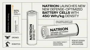 cellules de batterie optimisées pour la défense