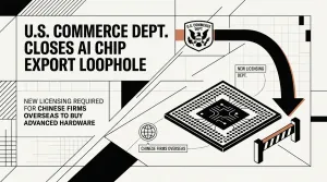 vacío legal de exportación de chips de IA de EE. UU.