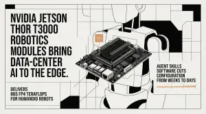 robótica Jetson Thor T3000