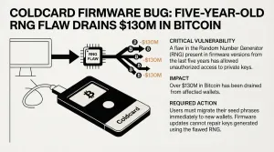Coldcard firmware bug