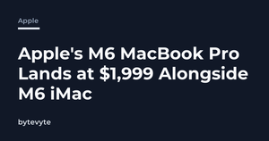 M6 MacBook Pro