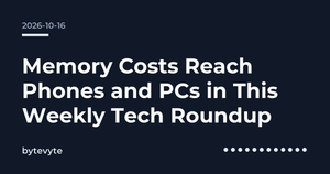 weekly tech roundup