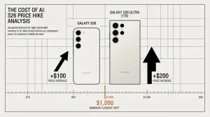 Galaxy S26 price hike