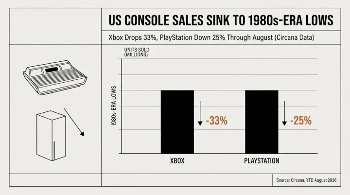US console sales