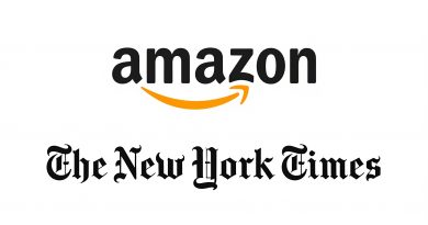 amazon and new york times logo